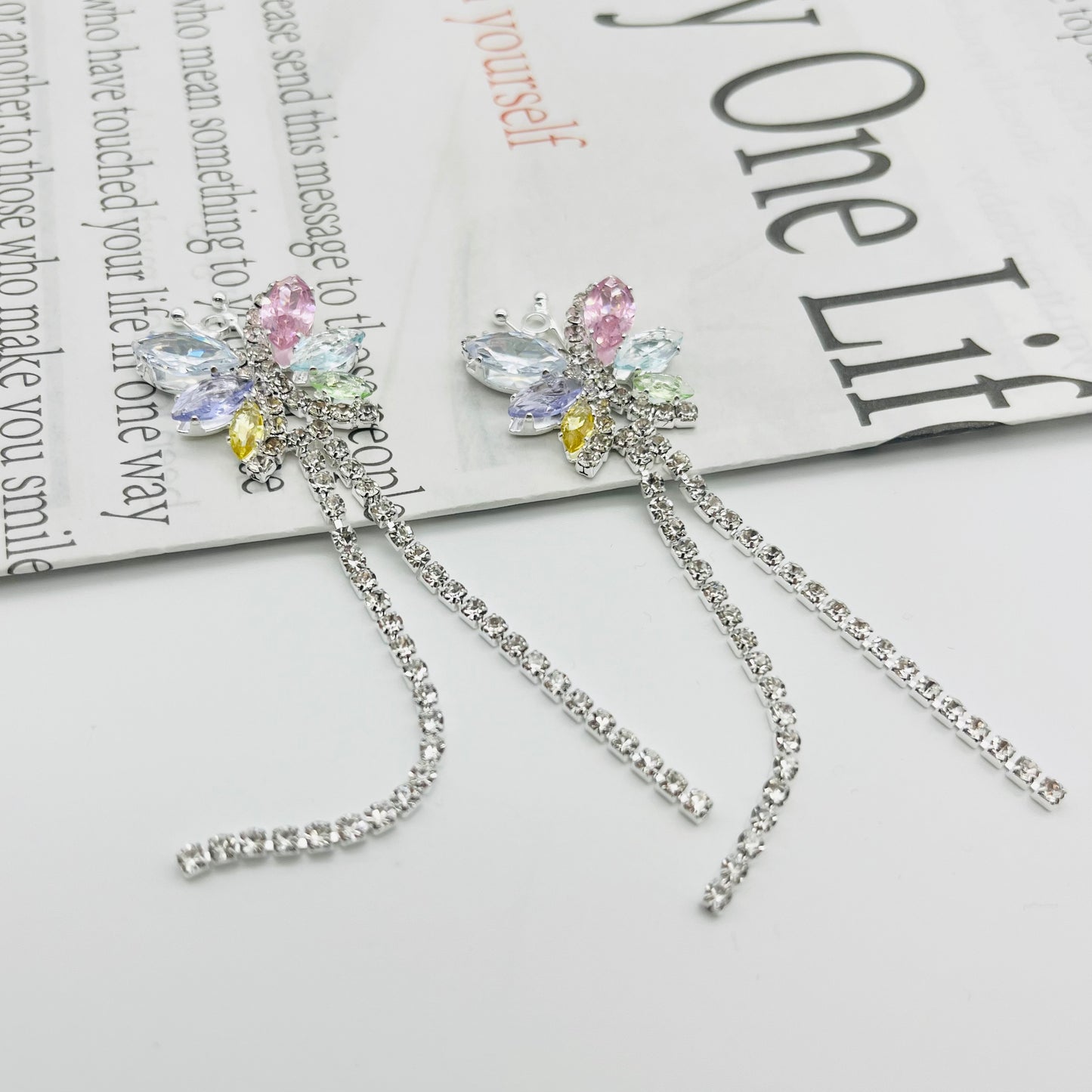 Y60カラフル輝きフリンジ