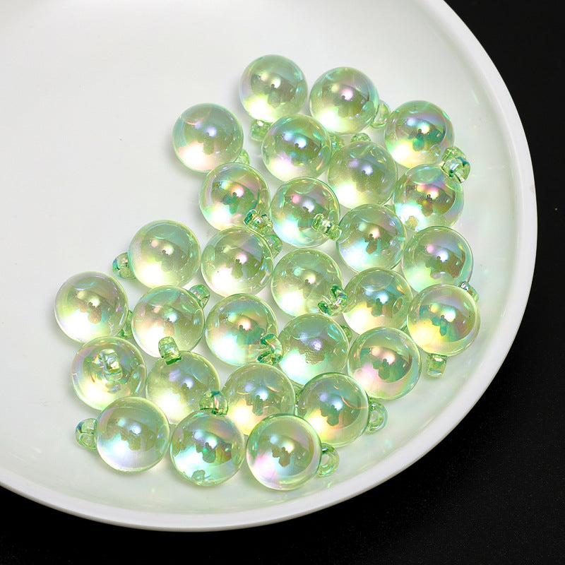 S28虹色の雫 透かしカン付きビーズ(16MM)