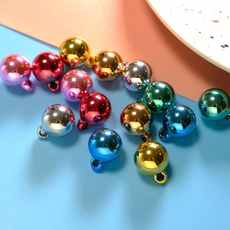 S30メタリックボール カン付きビーズ