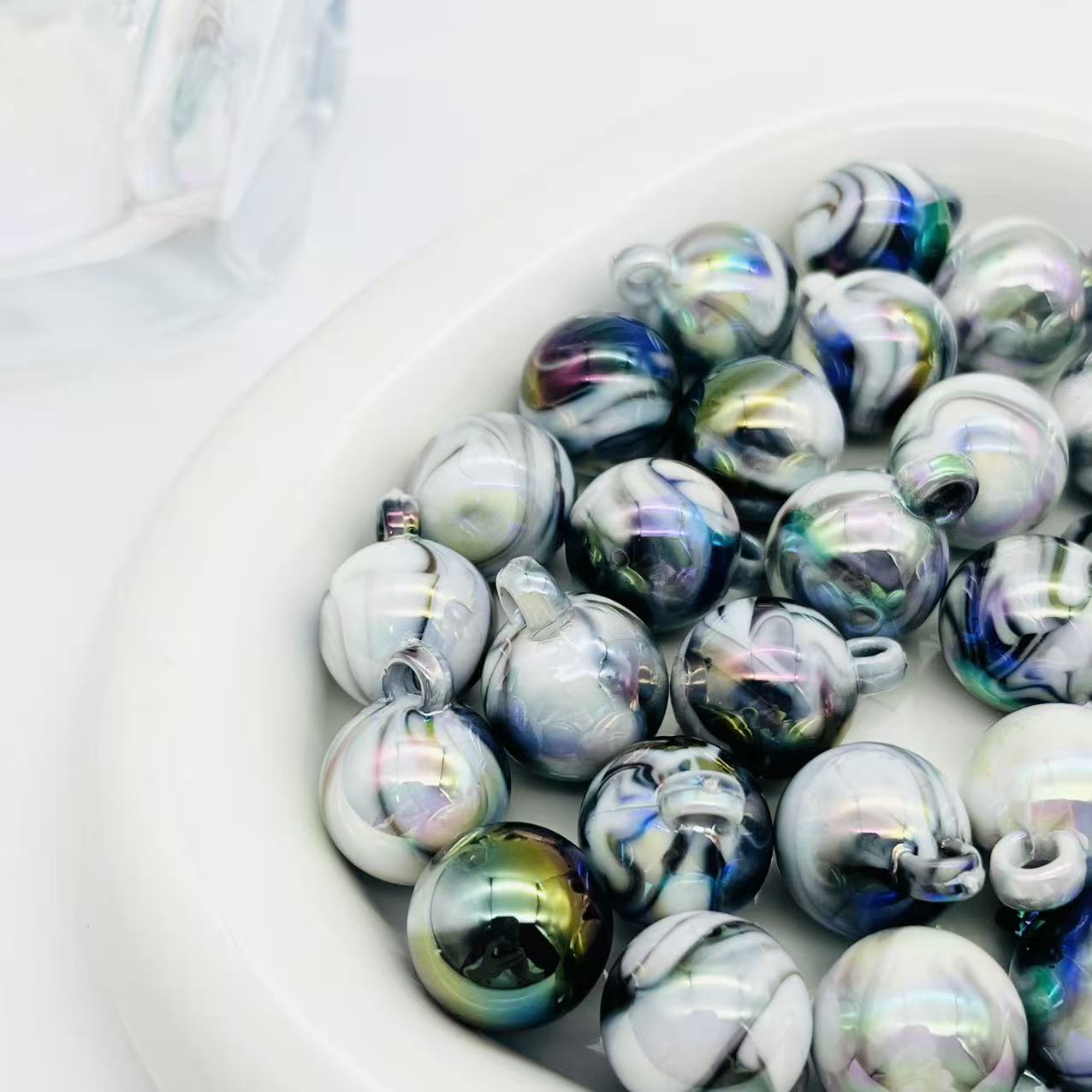 S62 クリーム・ビスチェリーカンビーズ