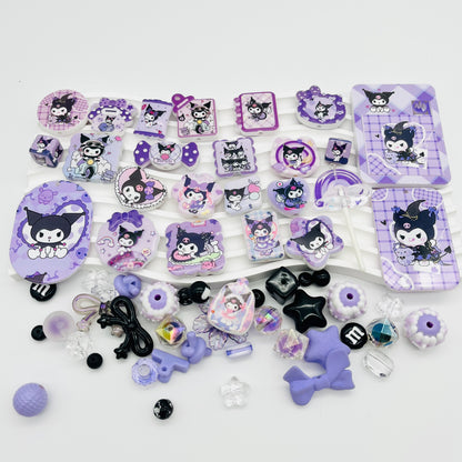 B10パープルクロミミックスビーズ（30種以上入る）