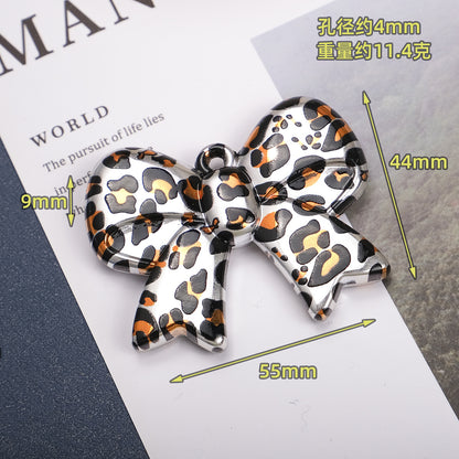 Y45豹柄チャーム