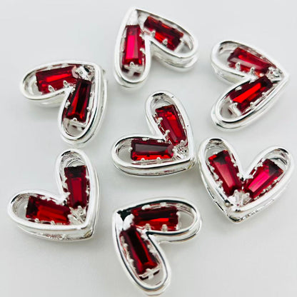 Ｙ52キラキラ ゆがみハートパーツ