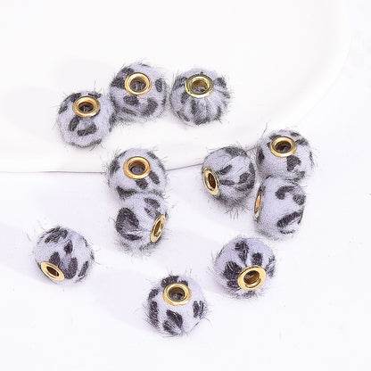 S35豹柄アクリルビーズ