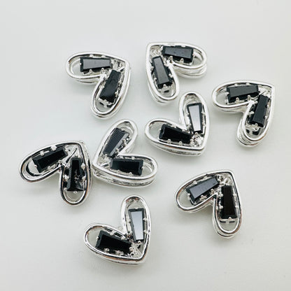 Ｙ52キラキラ ゆがみハートパーツ