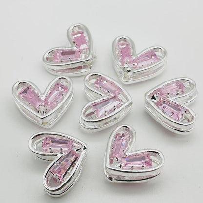 Ｙ52キラキラ ゆがみハートパーツ