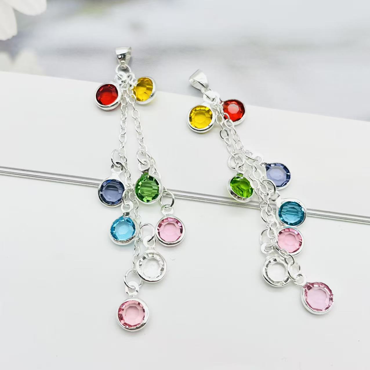 Y60カラフル輝きフリンジ