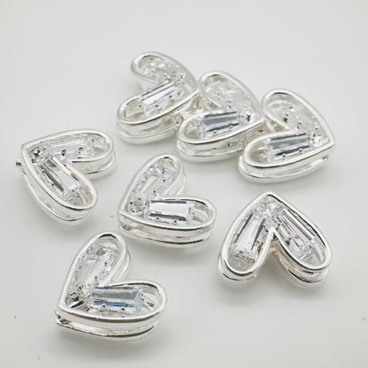 Ｙ52キラキラ ゆがみハートパーツ