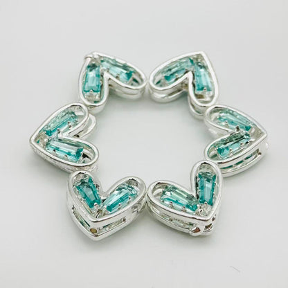 Ｙ52キラキラ ゆがみハートパーツ