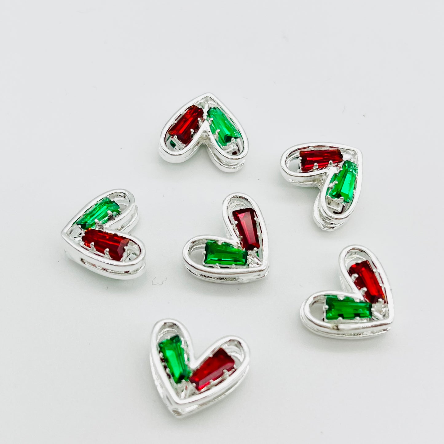 Ｙ52キラキラ ゆがみハートパーツ