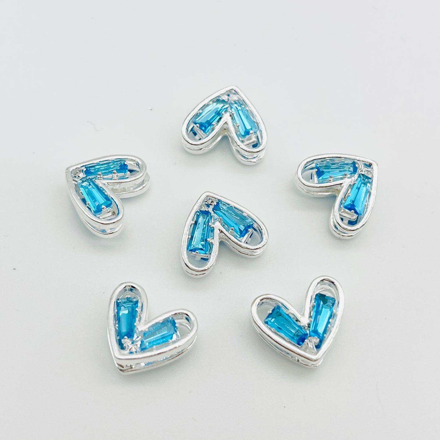 Ｙ52キラキラ ゆがみハートパーツ