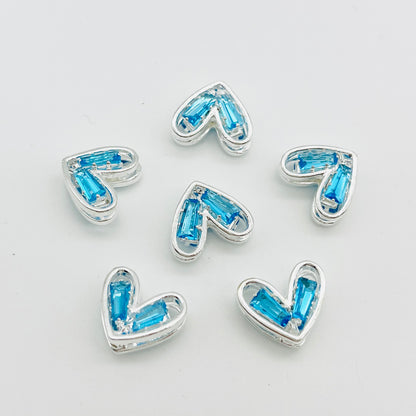 Ｙ52キラキラ ゆがみハートパーツ