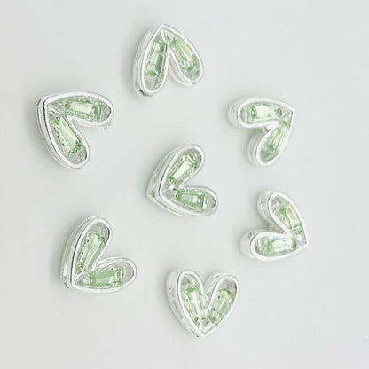 Ｙ52キラキラ ゆがみハートパーツ