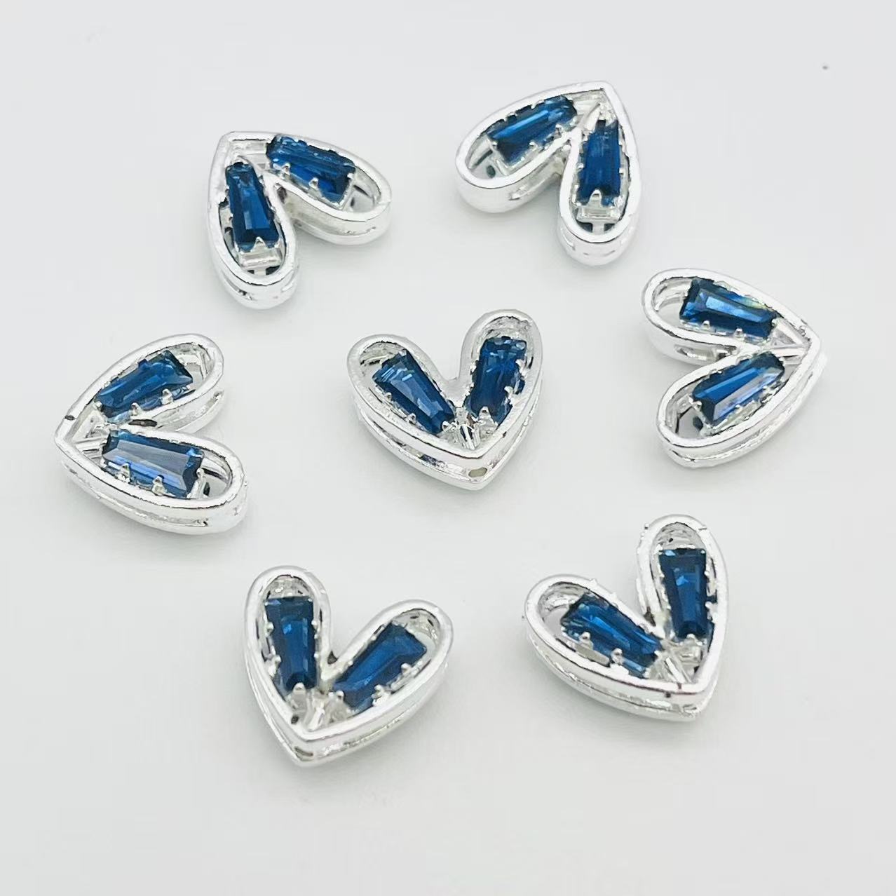 Ｙ52キラキラ ゆがみハートパーツ