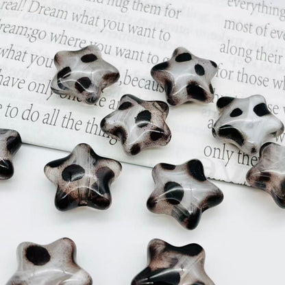 S35豹柄アクリルビーズ