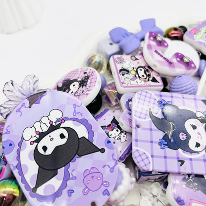 B10パープルクロミミックスビーズ（30種以上入る）