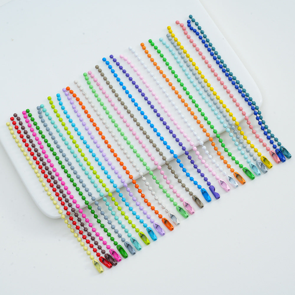 Z25 マルチカラービーズチェーン