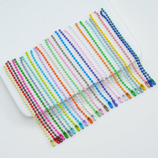 Z25 マルチカラービーズチェーン