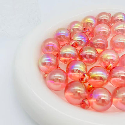 S28虹色の雫 透かしカン付きビーズ(16MM)