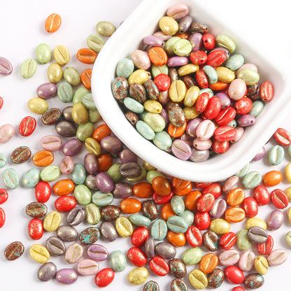 M02アクリルコーヒー豆ビーズ（8X10mm）