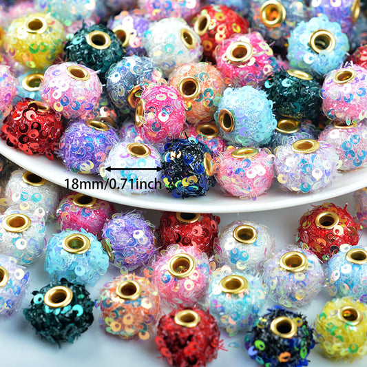 S43輝きストレートホールビーズ