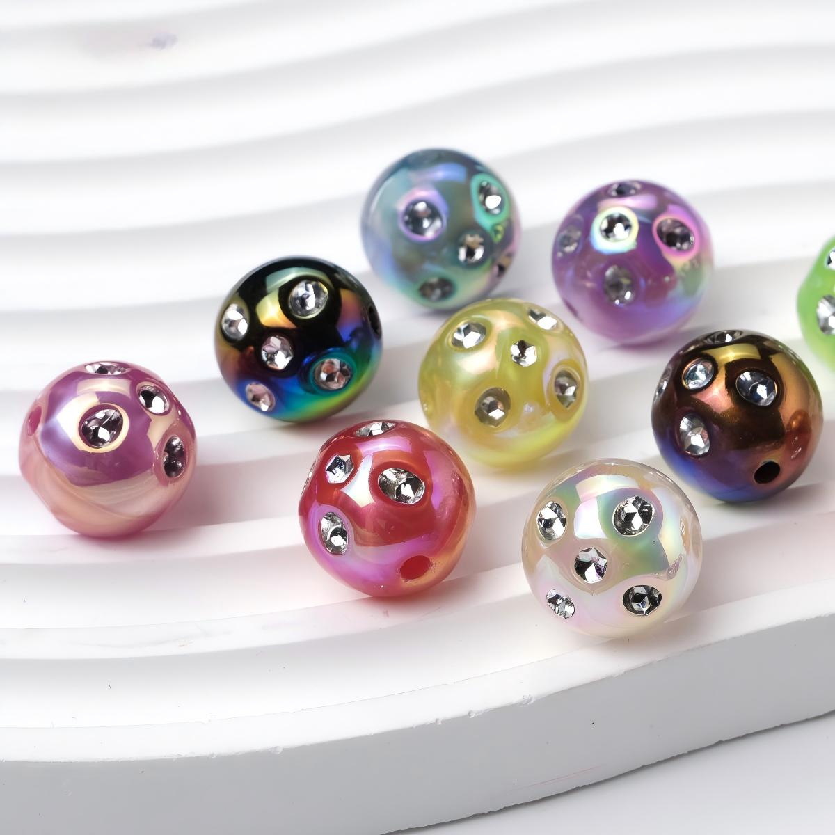 S47キラめくドットストーン アクリルビーズ