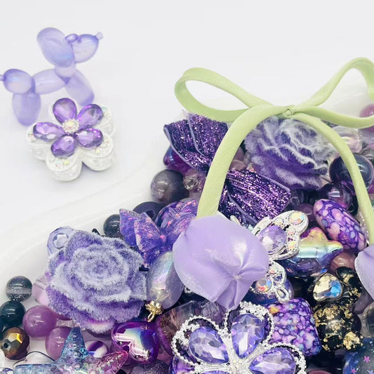 B37紫紺の夢ミクスビーズ（合金入り）