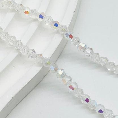 M07 キラキラ スピネル ひし形ビーズ4mm