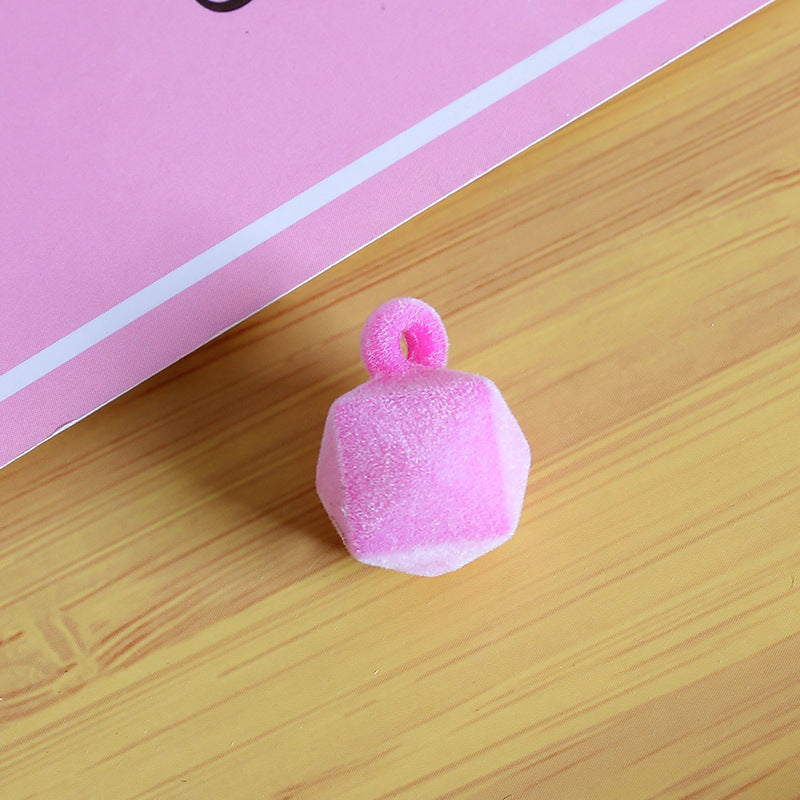 S40ベロア多面カットカン付きビーズ