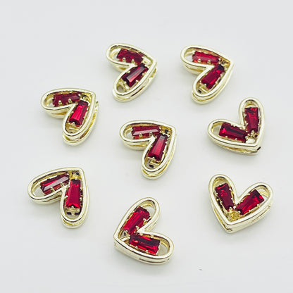 Ｙ52キラキラ ゆがみハートパーツ