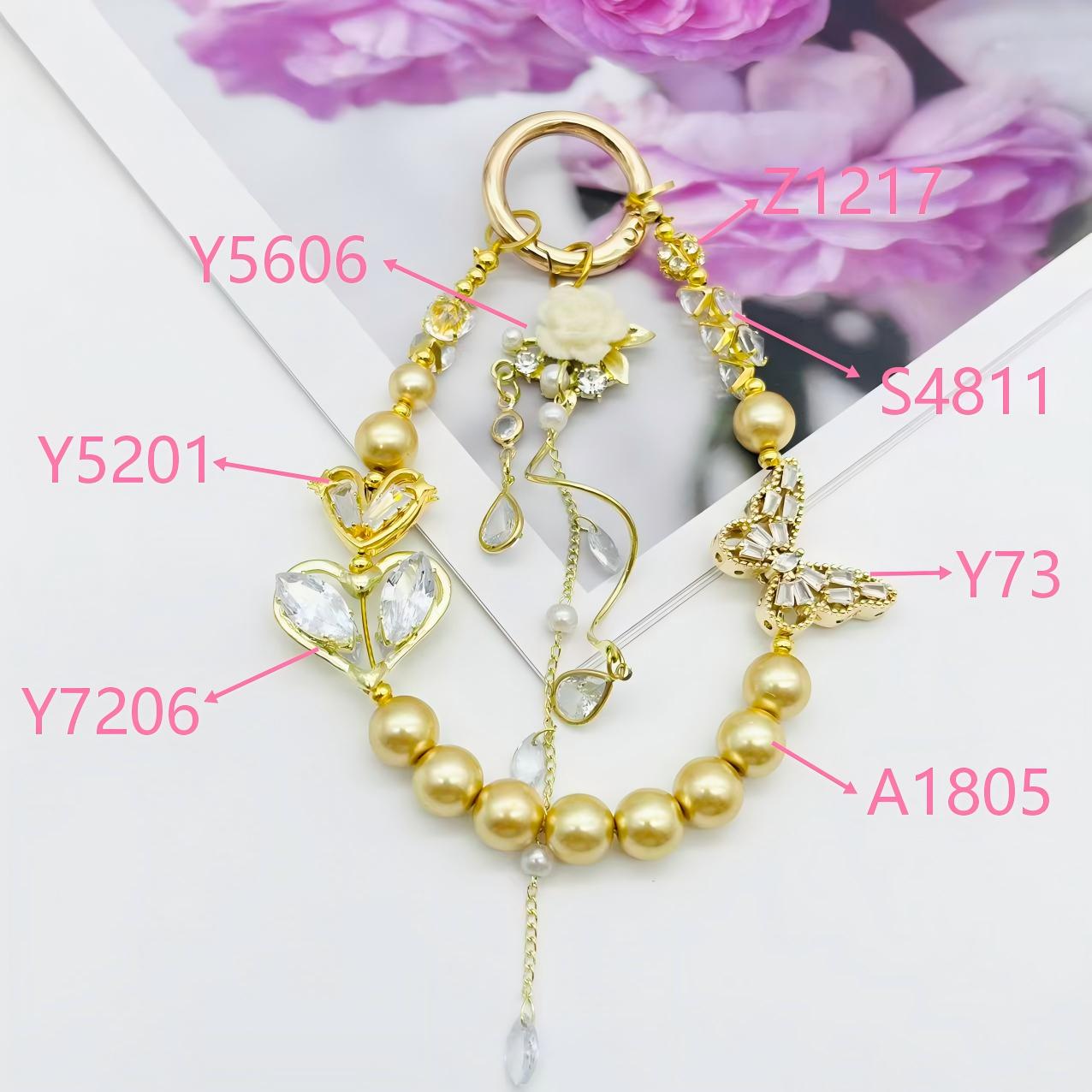 Ｙ52キラキラ ゆがみハートパーツ