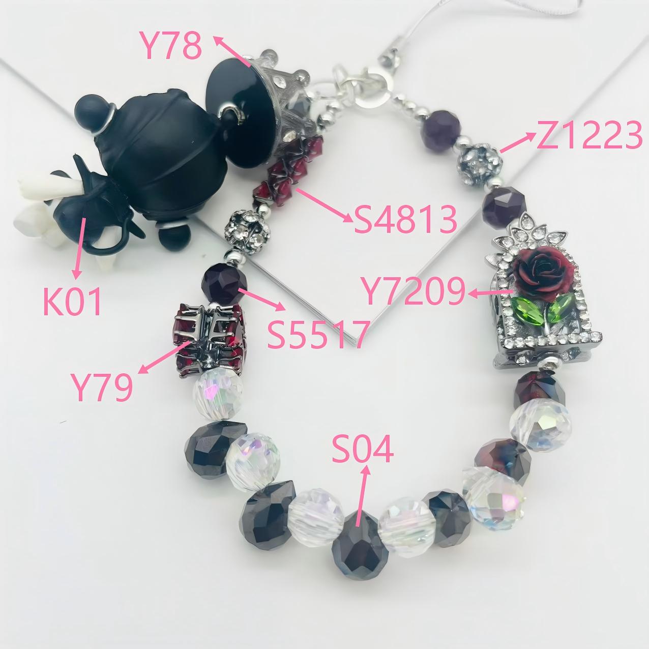 S48キラダイヤ形ビーズ